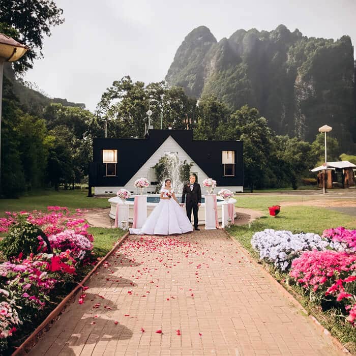 Wedding in mountains